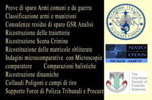 perizie balistiche venezia roma trieste bologna Udine Trento Bolzano Consulenze balistica forense 